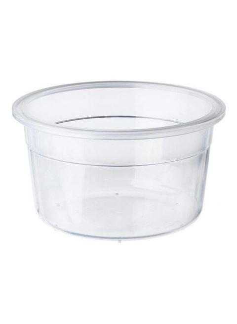 Generic Round Plastic Food Container Clear