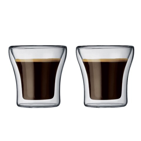 Bodum Assam Double Wall Glass 2-Piece Set, 400ml