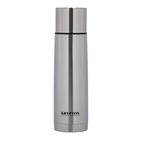 Krypton 500Ml Stainless Steel Vacuum Flask - Heat Insulated Thermos For Keeping Hot/Cold Long Hour, Double-Walled, Perfect For Hot Water, Tea, Beverages, 2 Years Warranty