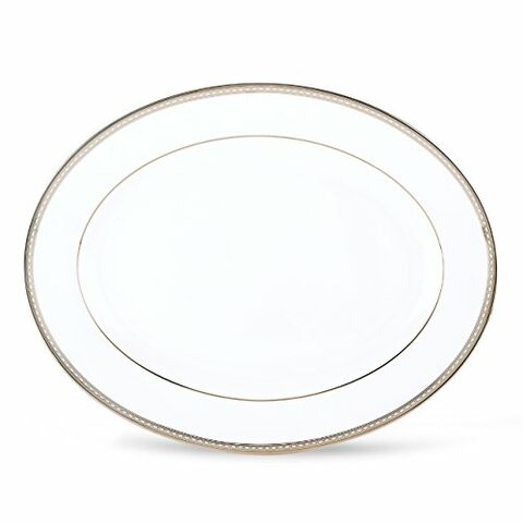 Lenox Murray Hill 16 Oval Serving Platter, 3.75 LB, White