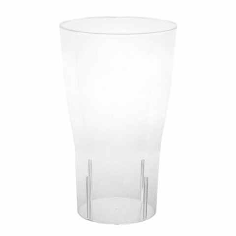 Party Essentials N161021 Hard Plastic Party Cups/ Pint Glasses, 16-Ounce Capacity, Clear (Case of 120)