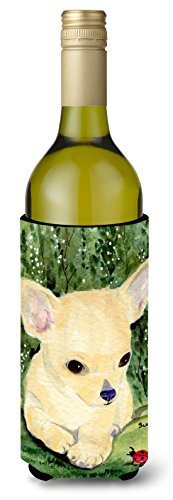 Caroline&#39;s Treasures Ss1010Literk Chihuahua Wine Bottle Beverage Insulator Beverage Insulator Hugger, Wine Bottle, Multicolor