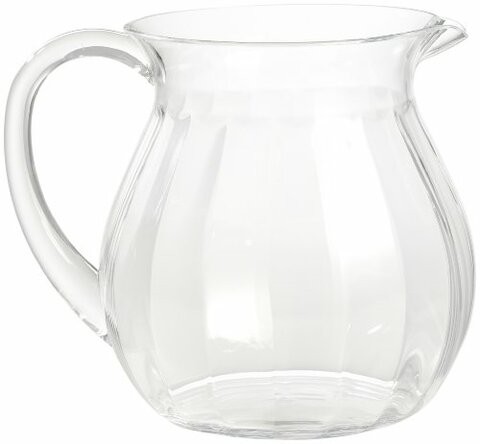 Prodyne AP-23 Contours 2-3/4-Quart Acrylic Pitcher, Clear