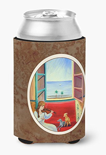 Caroline&#39;s Treasures 7126Cc Italian Greyhounds And Violinist Can Or Bottle Hugger, Can Hugger, Multicolor