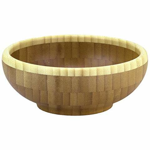 Totally Bamboo Classic Bamboo Bowl, 6&quot; X 6&quot; X 2-1/4&quot;