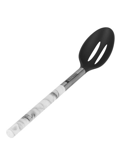 Royalford Marble Designed Slotted Spoon White/Silver/Black 8centimeter