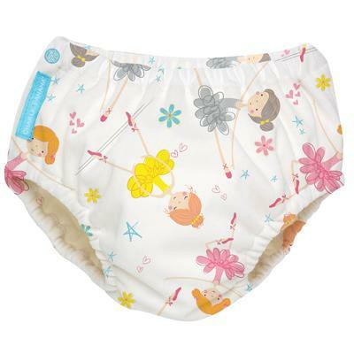 Charlie Banana8870383 Reusable Swim Diaper Diva Ballerina Small