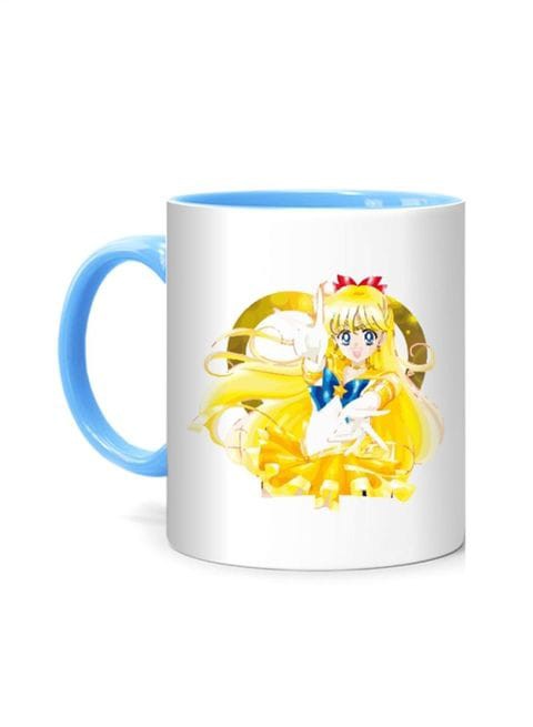 FMstyles Eternal Sailor Venus Printed Mug White/Blue 10 cm