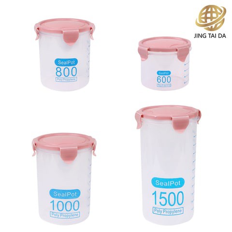 4 Pack Pink Reusable  Jar Bottles  Cookie Jar Purse Food Storage Zip Lock Bags Kitchen Organizer Snacks, Bread, Cookies, Fresh Food Saver For Household Travel Camping,