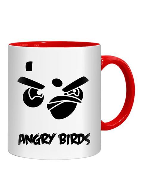 FMstyles Angry Birds Printed Mug Red/White/Black