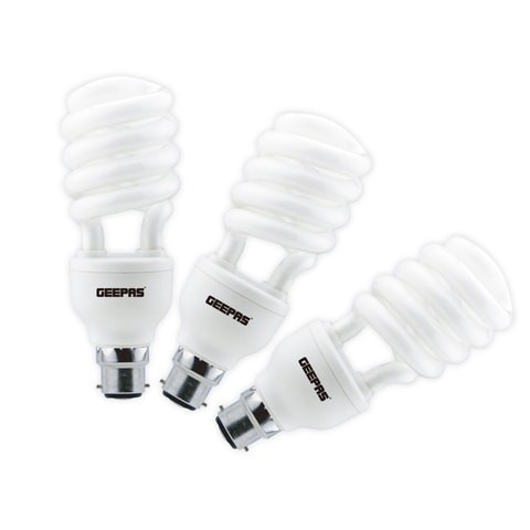 Geepas 3-Piece Combo Energy Saving Light