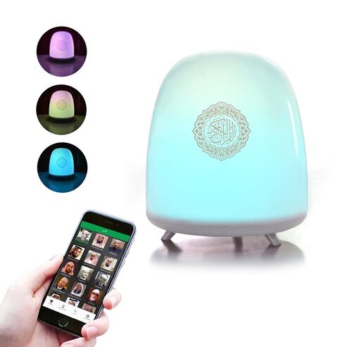 Equantu Quran translation Light quran speaker touch lamp quran cube APP for muslim prayer SQ906