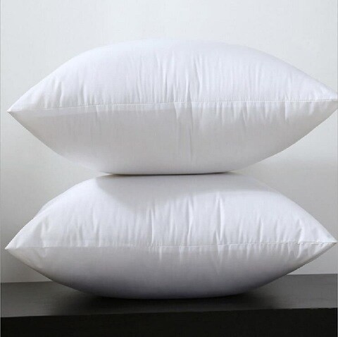 Comfy Set of 2 Cotton Cushion - White