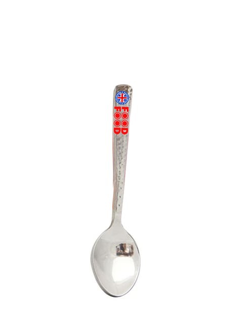 Generic Hammered Dessert Spoon Silver