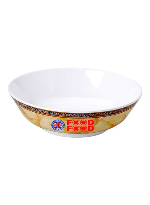 Generic Melamine Serving Bowl White 21cm