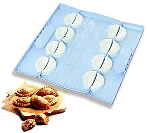 LIHAN 8 Plastic Samosa Maker Dumpling Mould Dough Wrapper Cutter Making Empanada Jiaozi Molds Kitchen Tools