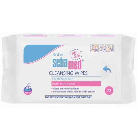 Sebamed Baby Cleansing Wipe 72 Pieces