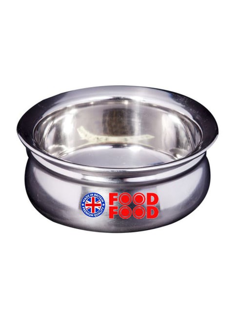 Generic Steel Serving Bowl Silver 6x15.5centigram