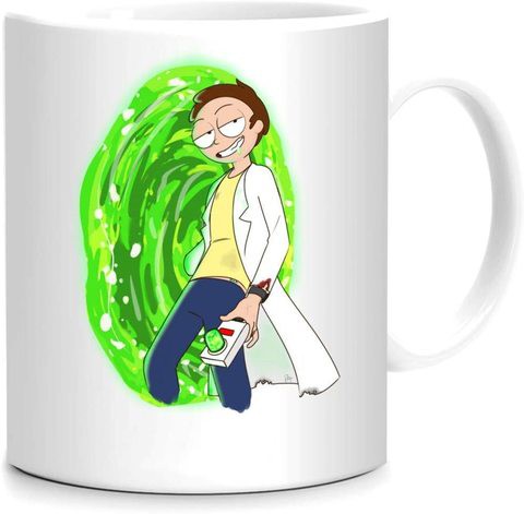 Papeyone Rick And Morty Style 2 Side Printed Mug