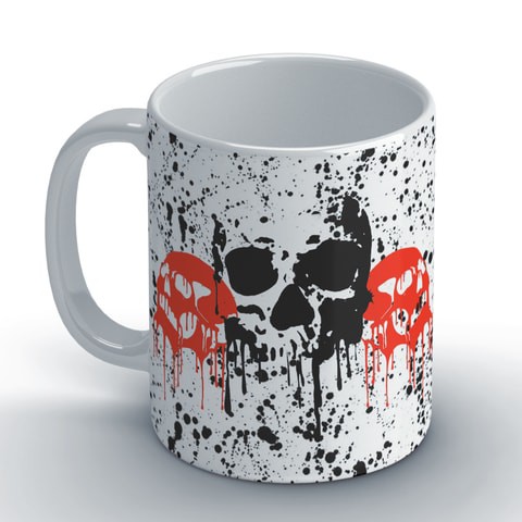 Tri skull Coffee Mug