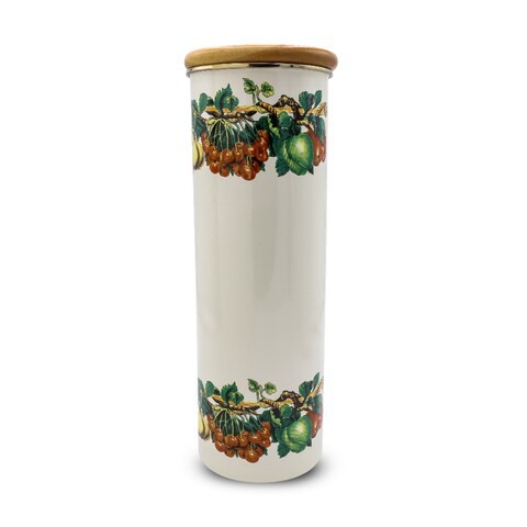 Loogi Al Hoora Enamel Jar W/ Kensington Design