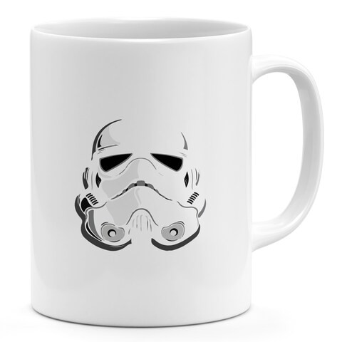 Loud Universe - Star Wars White Vader 11oz Ceramic Coffee Mug Mask Movie Novelty Coffee Mug Gift