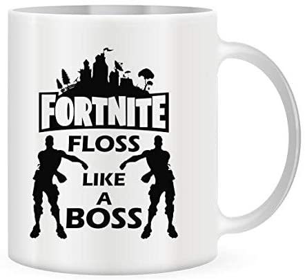 Giftex Fortnite Battle Royale White Ceramic Mug, Floss Like A Boss Design