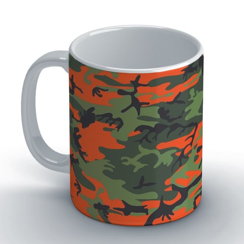 Green Camouflage Coffee Mug