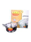 4-Piece Cooking Pot With Lid Silver