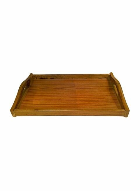 AK Wooden Serving Tray Brown 58 x 41centimeter