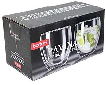 Bodum Pavina Double-Wall Insulated Glass - Clear, 8.5oz, Set of 2