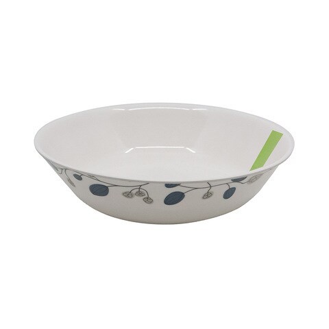 Servewell Blue Decor Bowl White 19cm