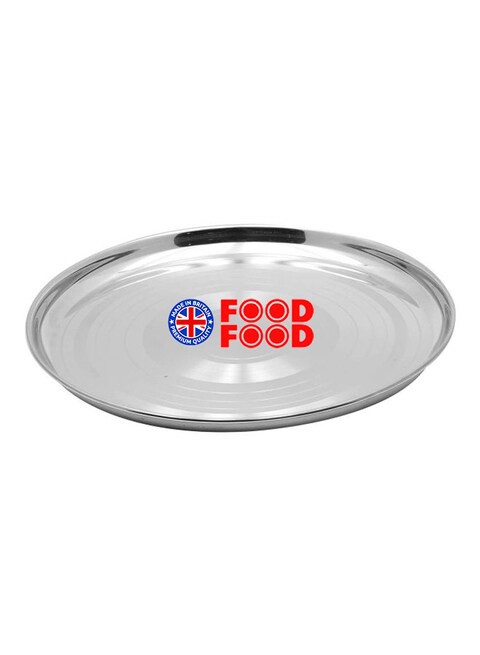 Generic Stainless Steel Dinner Plate Silver 60cm