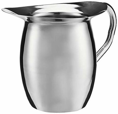 Winco WPB-3 Deluxe Bell Pitcher, 3-Quart, Stainless Steel