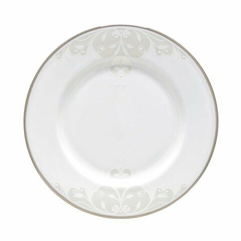 Lenox Opal Innocence Scroll Salad Plate, White