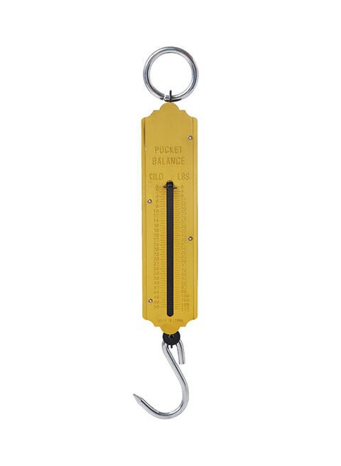 Generic Pocket Balance Luggage Scale Yellow