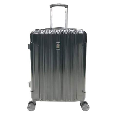 Track Rower Canadian 4 Wheel Hard Luggage Trolley Bag Cabin 50Cm Black