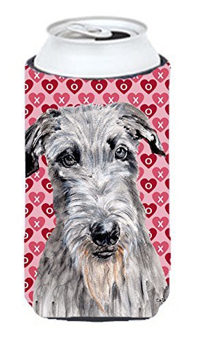 Caroline&#39;s Treasures Sc9706Tbc Scottish Deerhound Hearts And Love Tall Boy Beverage Insulator Hugger, Tall Boy, Multicolor