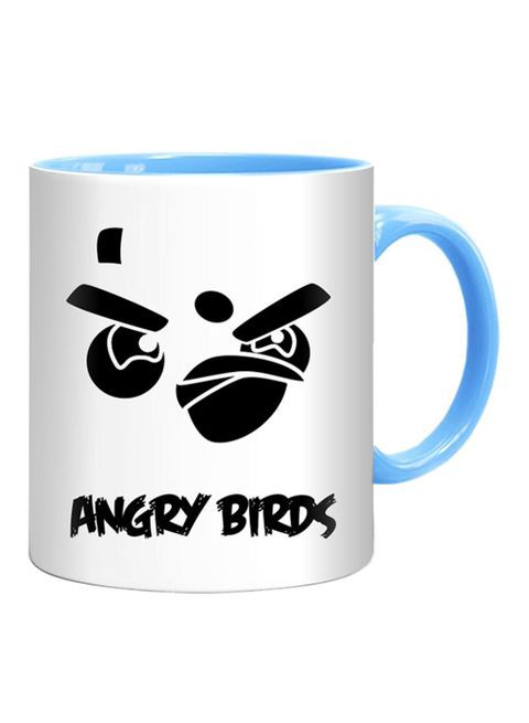 FMstyles Angry Birds Printed Mug Blue/White/Black