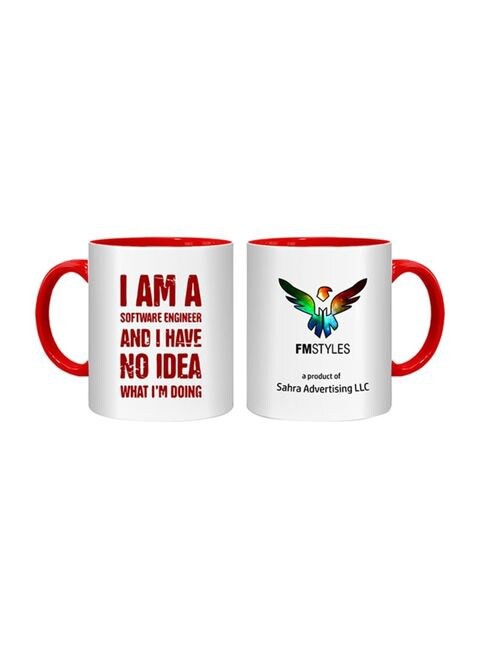 FMstyles I&#39;m A Software Engineer Printed Mug Multicolour 10ounce