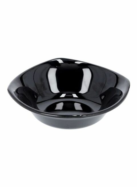 Royalford Square Melamine Bowl Black 7Inch