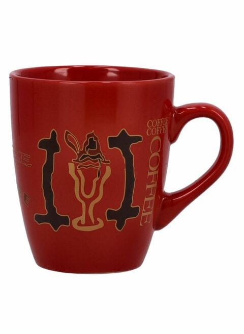 Royalford Porcelain Coffee Mug Red/Black/Yellow 325ml