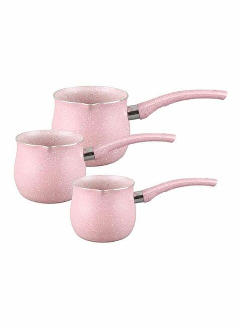 Dessini 3-Piece Coffee Pot Pink