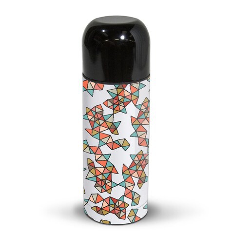 Valentina: Flowers &amp; triangles Thermos Flask