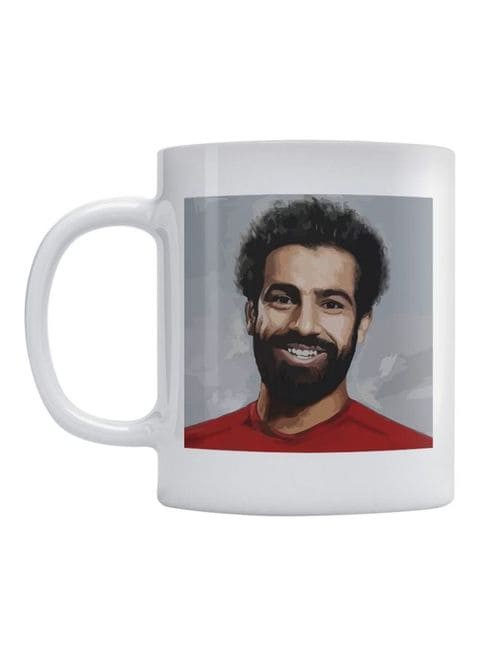 Atiq Muhammad Salah Printed Coffee Mug White/Red/Beige 350ml