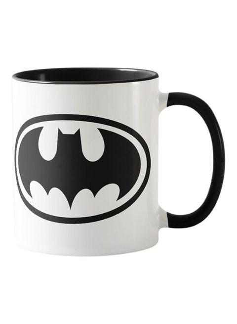 One Piece Printed Batman Mug White &amp; Black 11Ounce