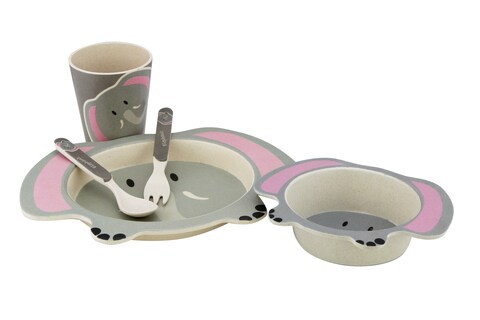 Bamboo Fiber Children Dinner Set, 5pcs set