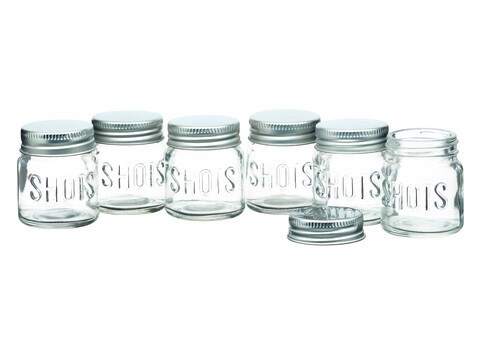 Barcraft Mini Glass Drinks Jars