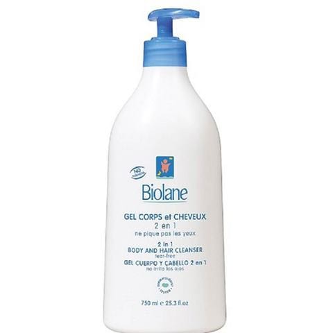 Biolane 2-In-1 Body And Hair Cleanser 750ml White