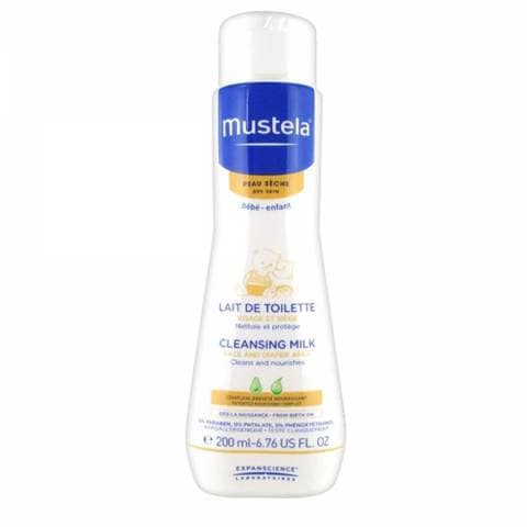 Mustella No Rinse Cleansing Milk 200ml White